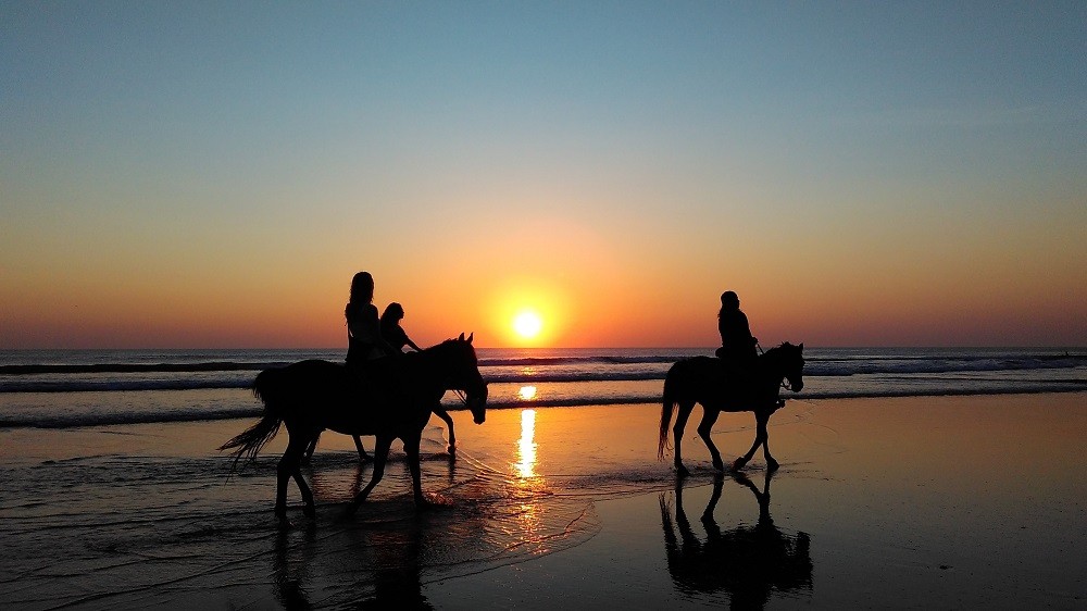 Montar a caballo en el paraíso